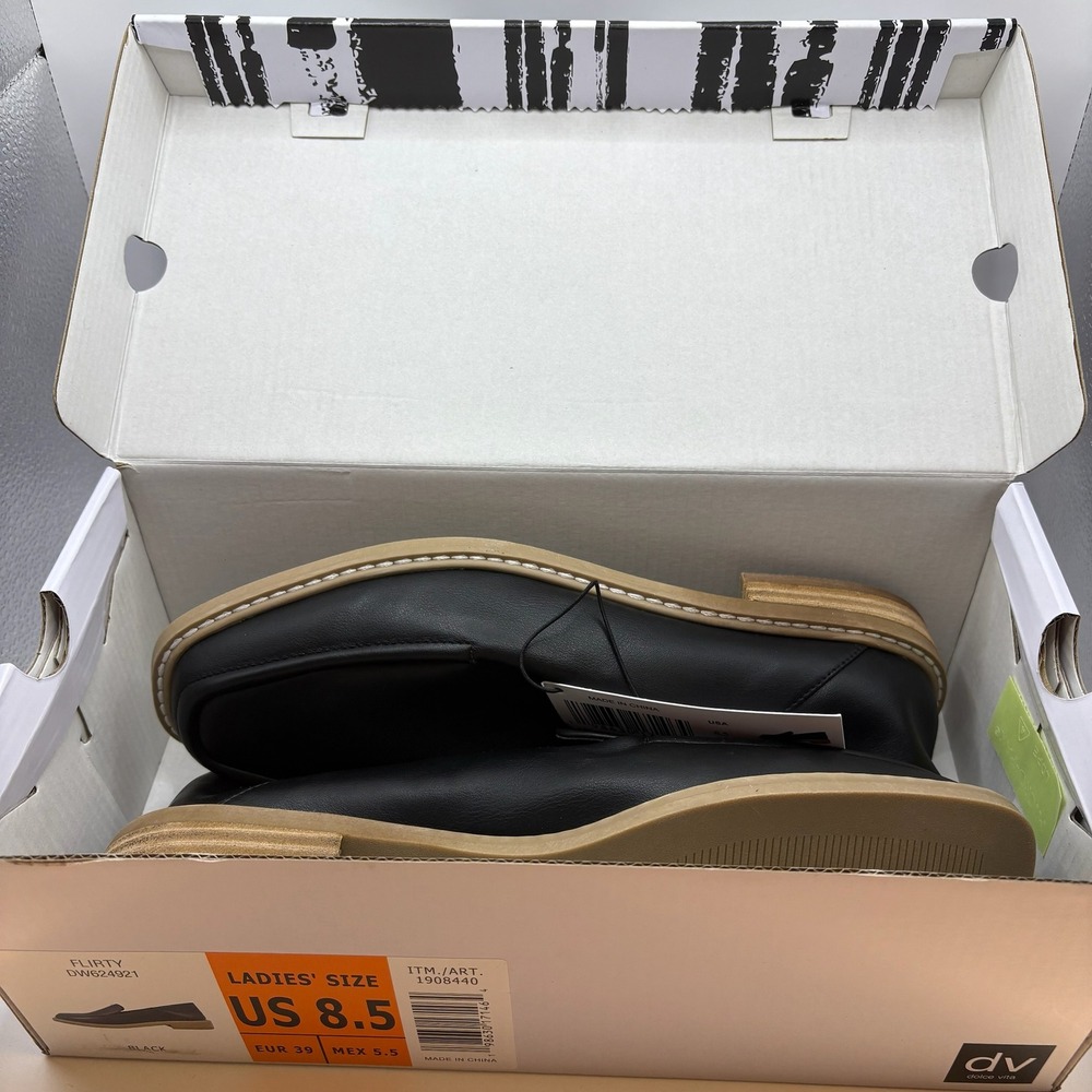 Dolce Vita Black‎ Flirty Loafer Shoe Size 8.5 - Picture 5 of 6